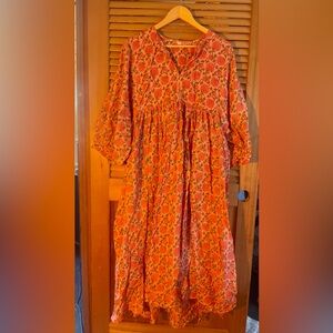 DAUGHTERS OF INDIA Rose Dress L